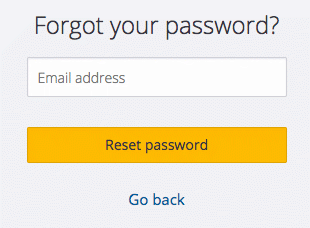 wachtwoord vergeten